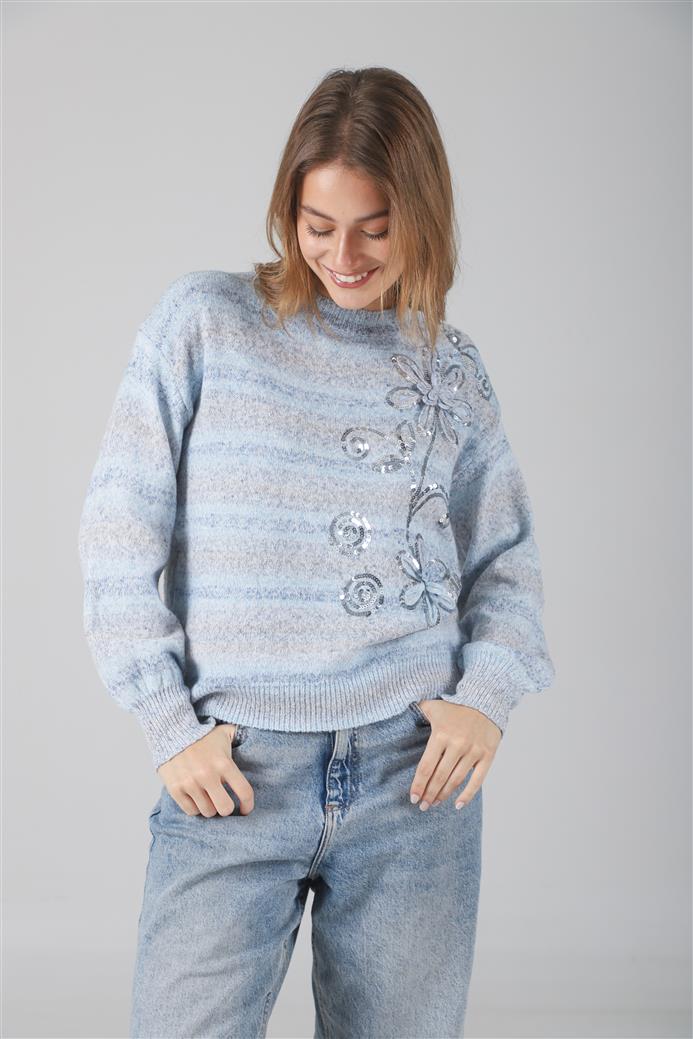 Sweater Viena Bordado con Lentejuelas